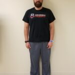 Front image of man standing after reshape procedure