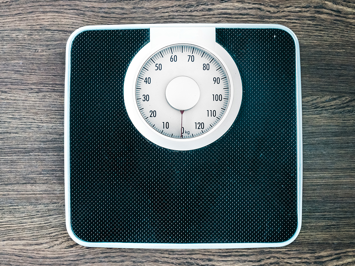 image of weight scale