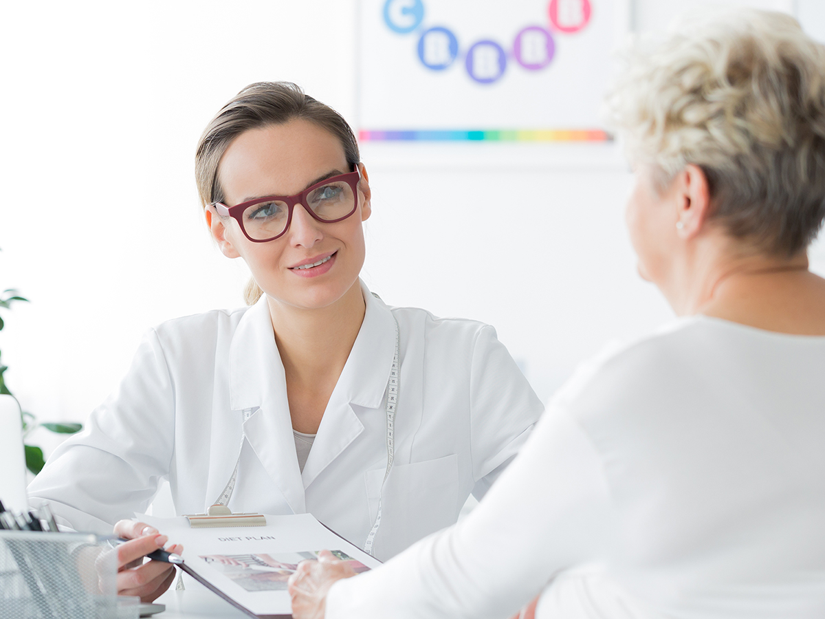 image of doctor with patient