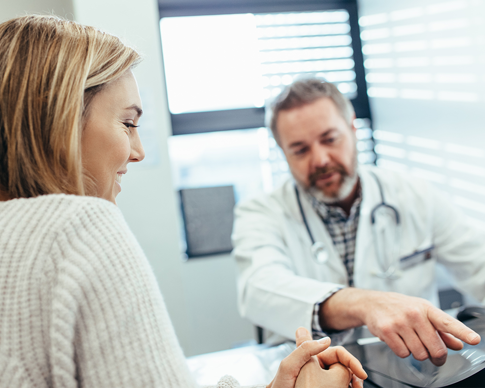 woman at gastroenterologist