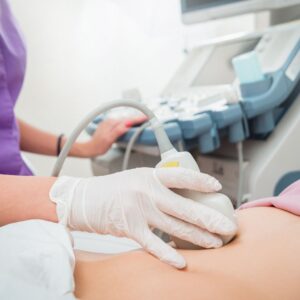 person getting a FibroScan®