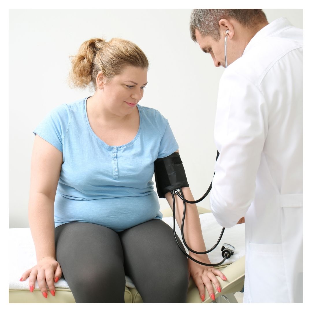 Woman seeking medical weight loss solutions