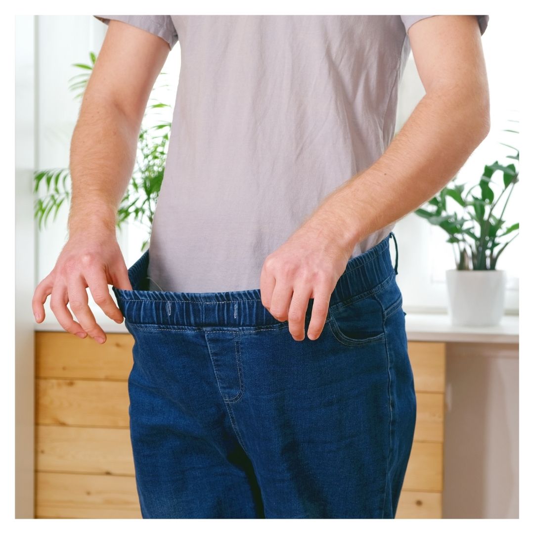 man after weight loss