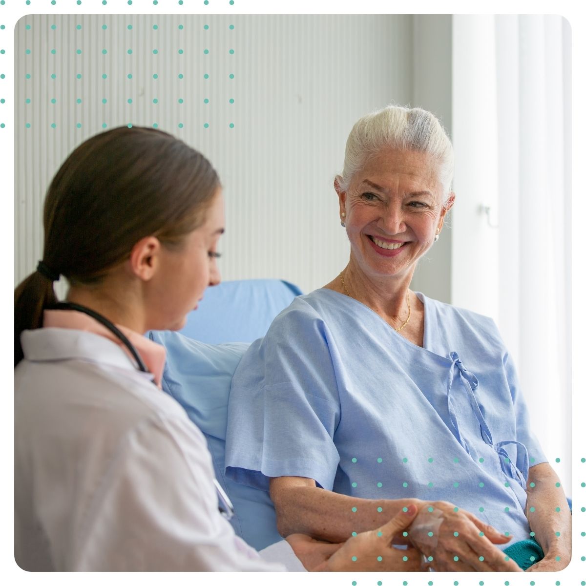 doctor and liver disease patient