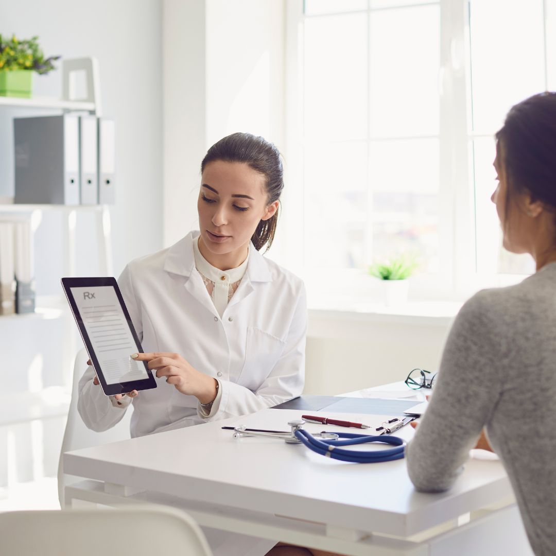 doctor with patient