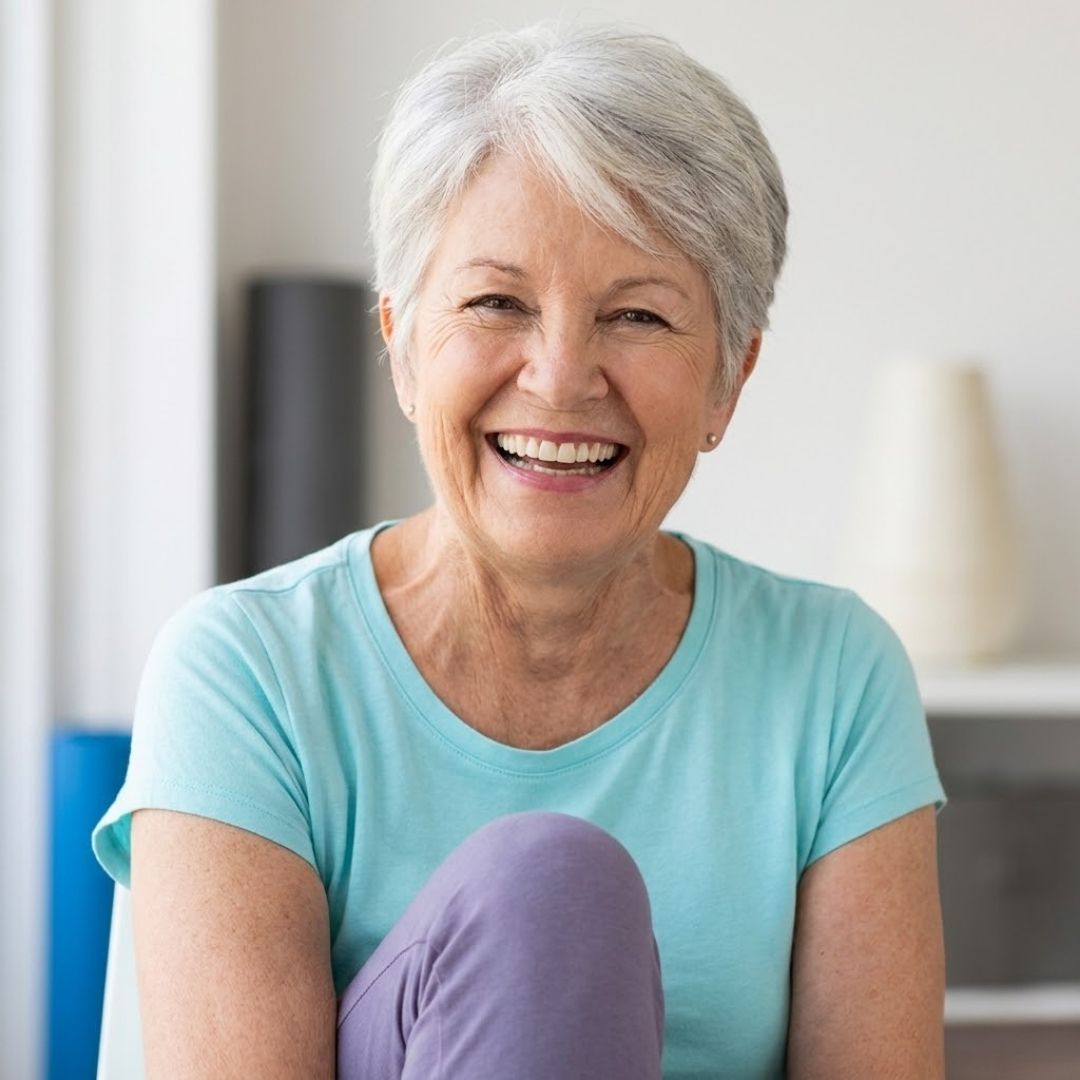 smiling older woman